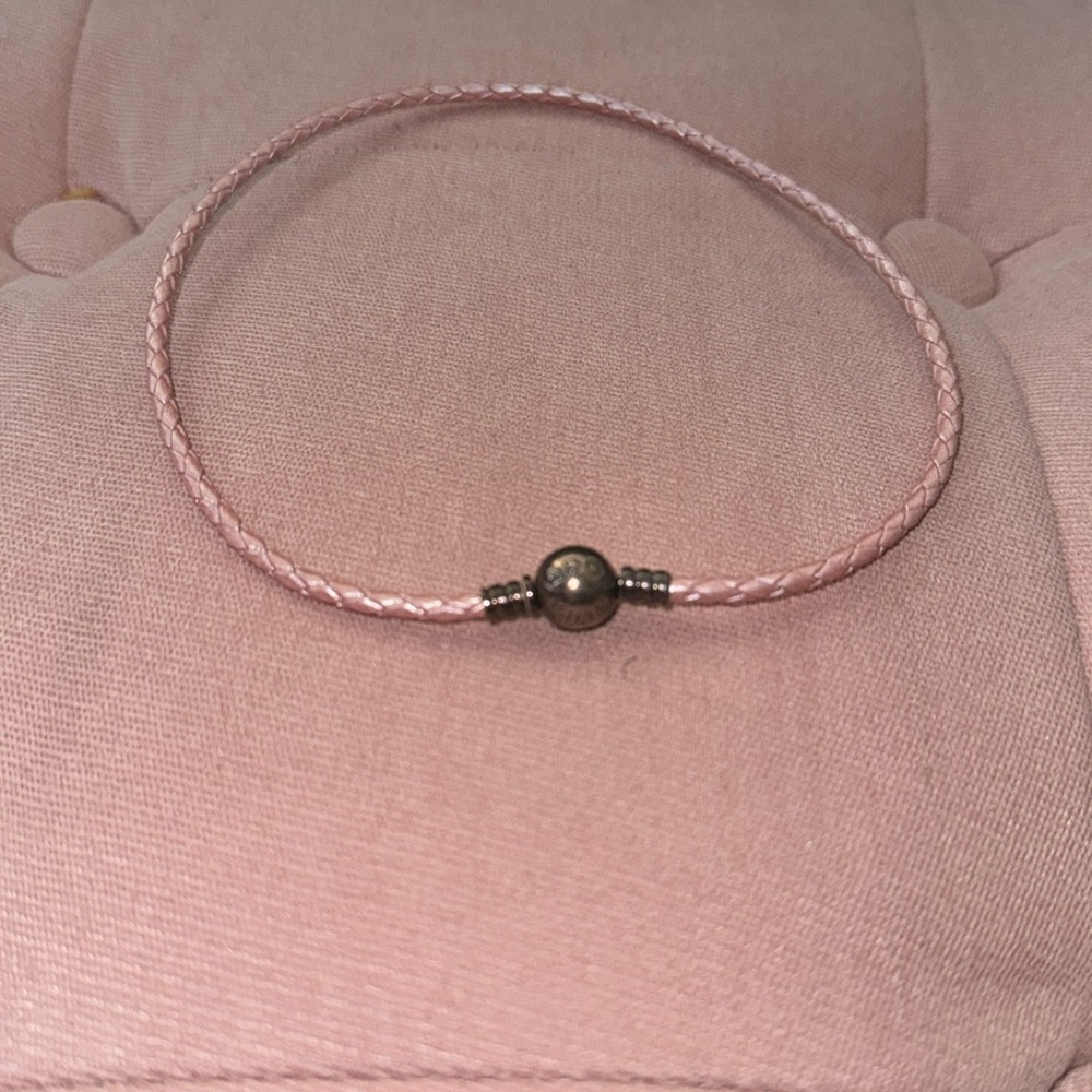 real pandora leather bracelet